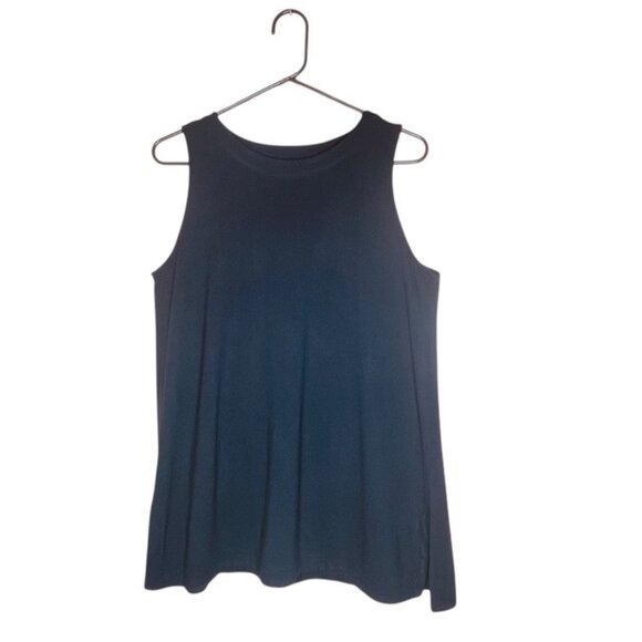 J. JILL Wearever Collection Sleeveless Black Tunic Top - Size Medium - Picture 3 of 6